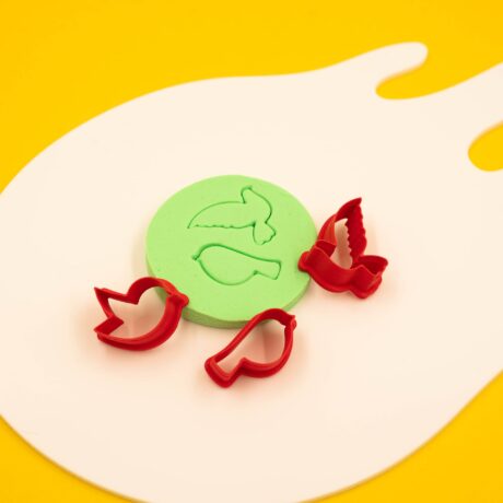 Vykrajovačka na šperky - Set 3 vtáčikov