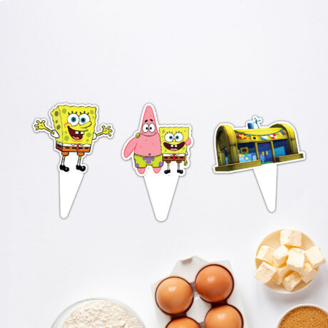 Mini zápichy - Sponge Bob - 3ks