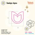 Vykrajovačka na šperky – Tulipány – 2ks