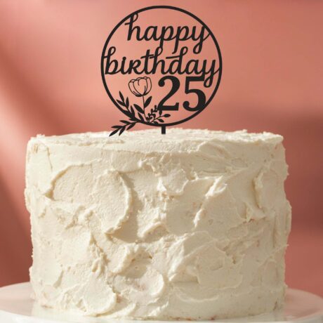 Zápich na tortu - Happy birthday - číslo 1