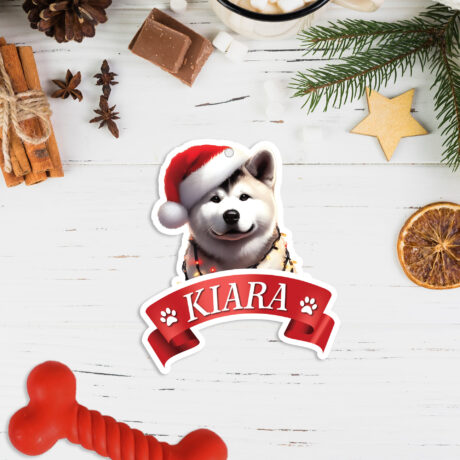 Personalizovaná ozdoba – Akita Inu