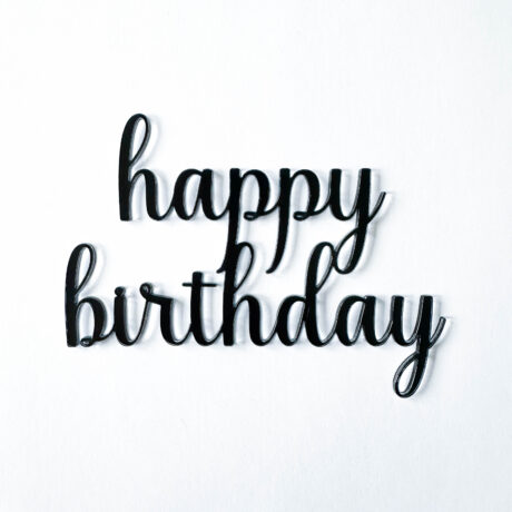 Zápich na tortu - Happy birthday - 11 - Bez paličky