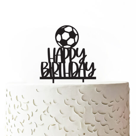 Zápich na tortu - Futbal - Happy birthday