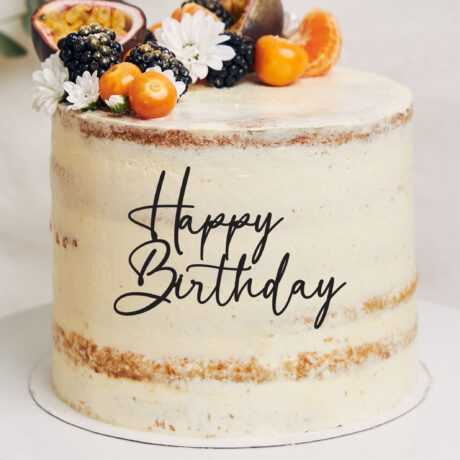 Zápich na tortu - Happy birthday - 7 - Bez paličky