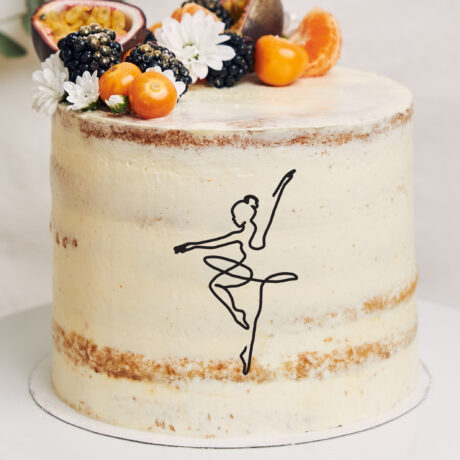 Zápich na tortu - Baletka 1 - bez paličky